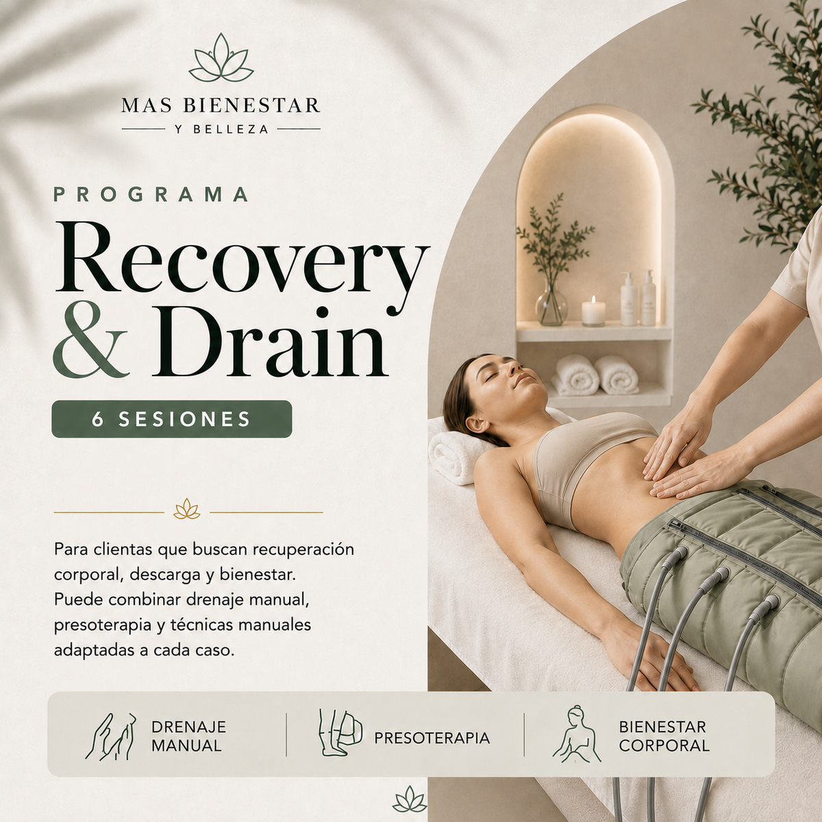 Recovery & Drain · 6 sesiones
